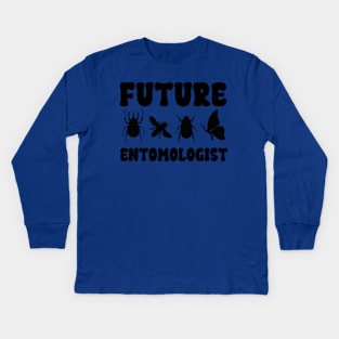 Future Entomologist - Entomology Insect Lover Bug Collector Kids Long Sleeve T-Shirt